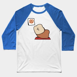 Bread Yoga Goals Baseball T-Shirt